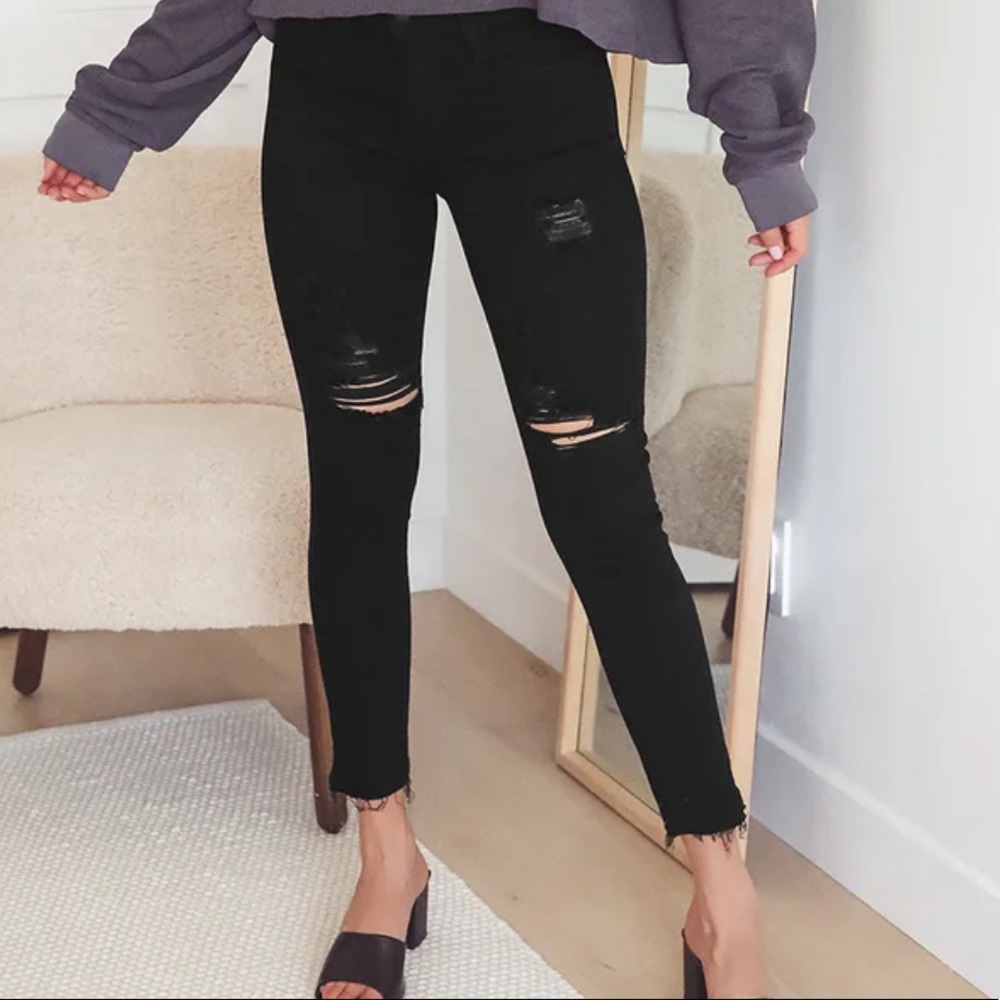 NWT Just Black Denim - black skinny jeans